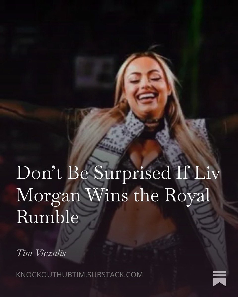 knockouthubtim's tweet image. Will Liv Morgan win the 2026 #RoyalRumble ?

 open.substack.com/pub/knockouthu…