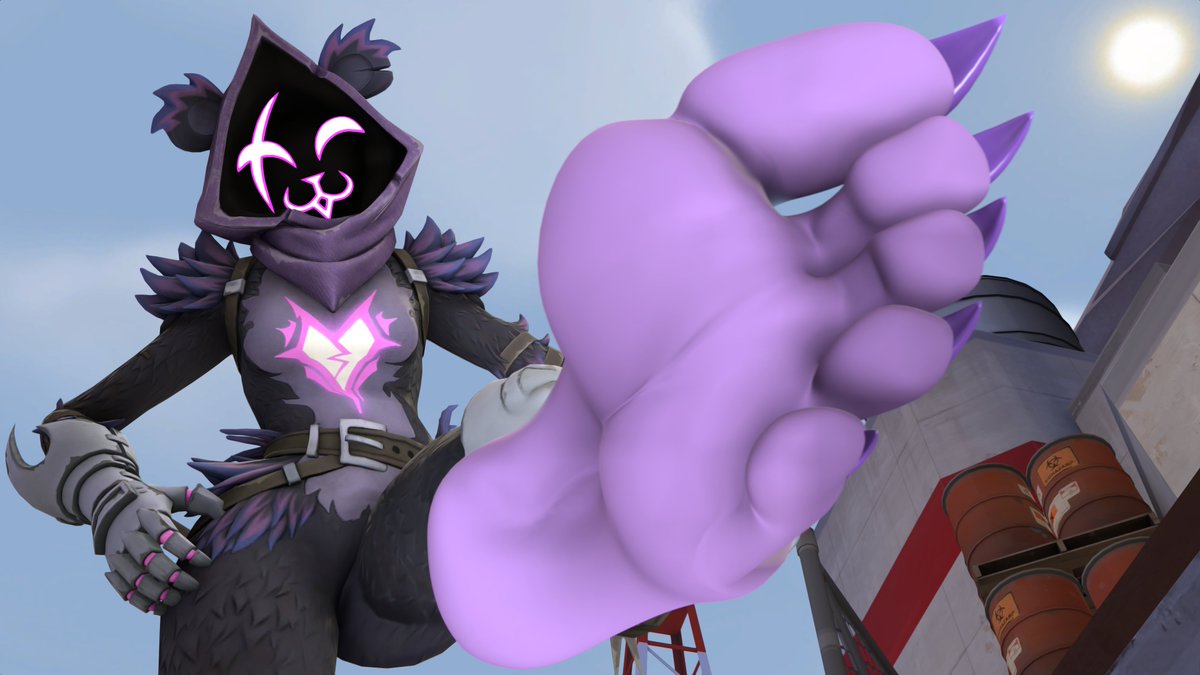 About To Get Foot Smooshed By Raven Team Leader.