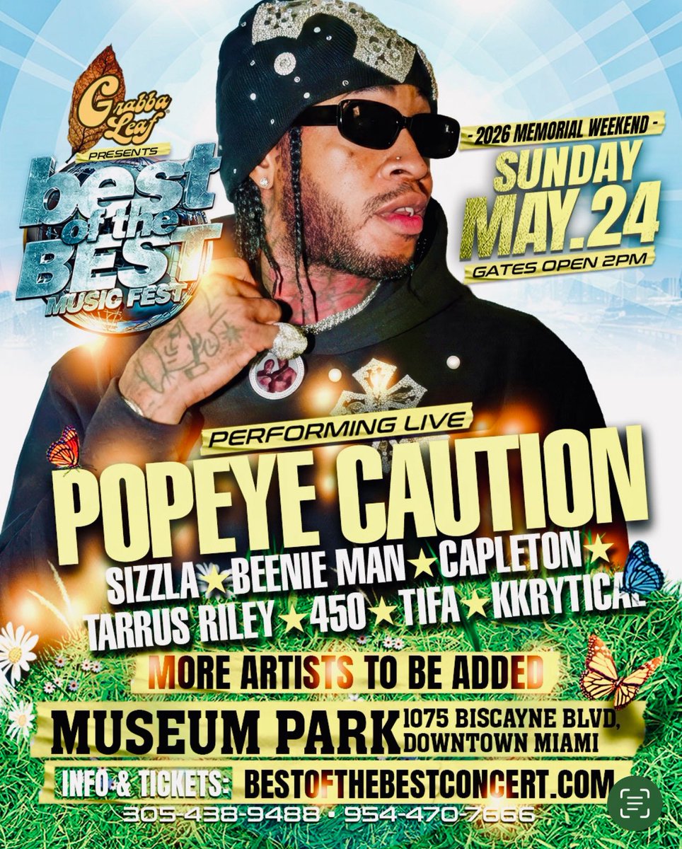 popeyecaution0's tweet photo. Ready ‼️📢🎬⚠️ #bestofthebest2026 CAUTION DEM.MAY.24 #memorialweekend https://t.co/yfHam9sVVG