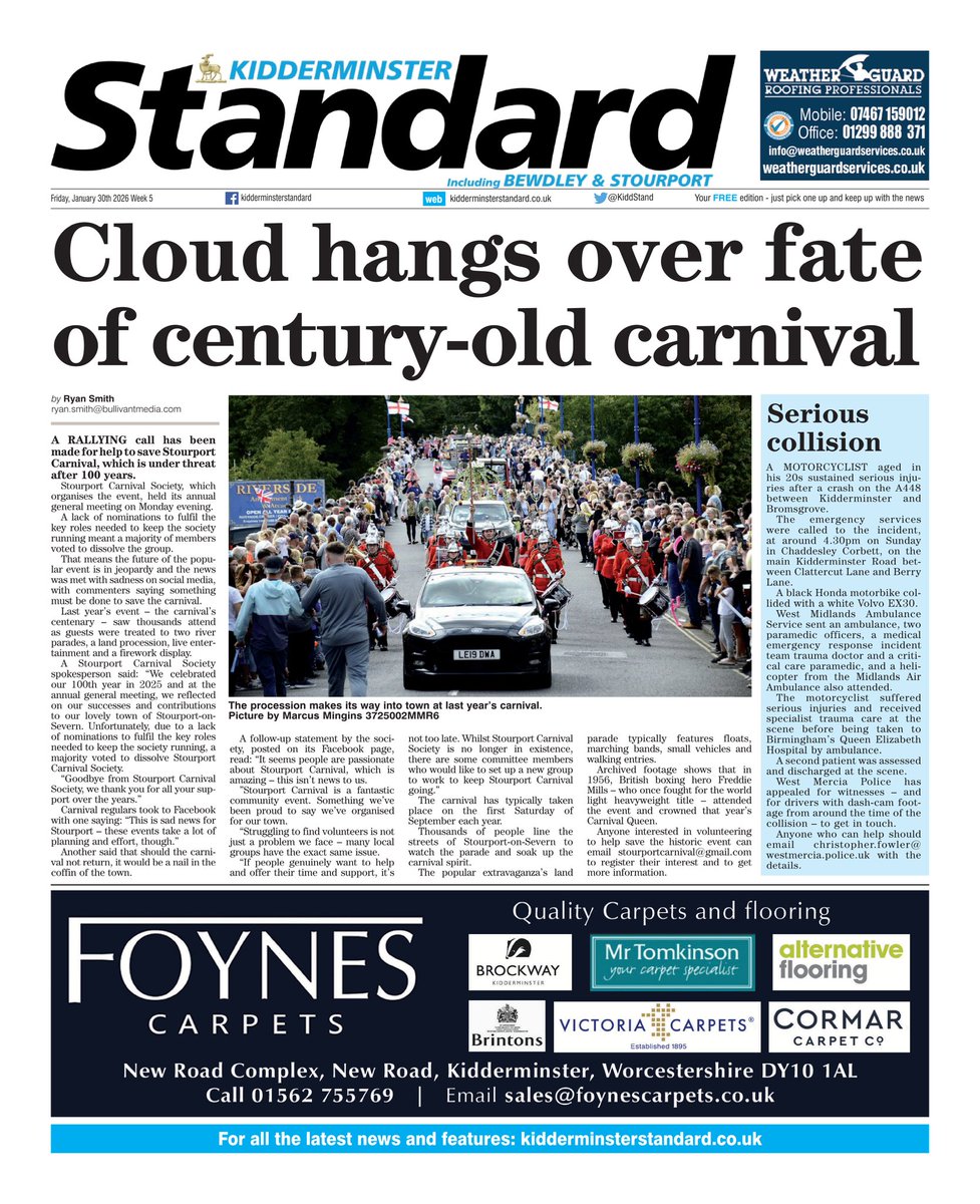 Kidderminster Standard tweet media