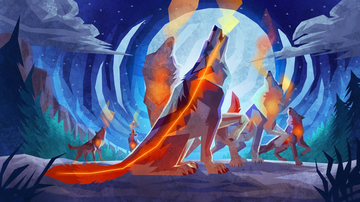 "The Voice Within"🐺
An experimental piece, created for <a href="/DeviantArt/">DeviantArt</a>!
This was featured in DeviantART's most recent video! I'm so honored!
x.com/DeviantArt/sta…
I've also opened TIERS on DA! I appreciate your support, and you can read comic pages early! deviantart.com/arven92/subscr…