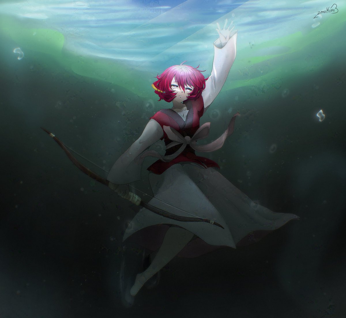 "I'll fight"

#AkatsukiNoYona #fanart