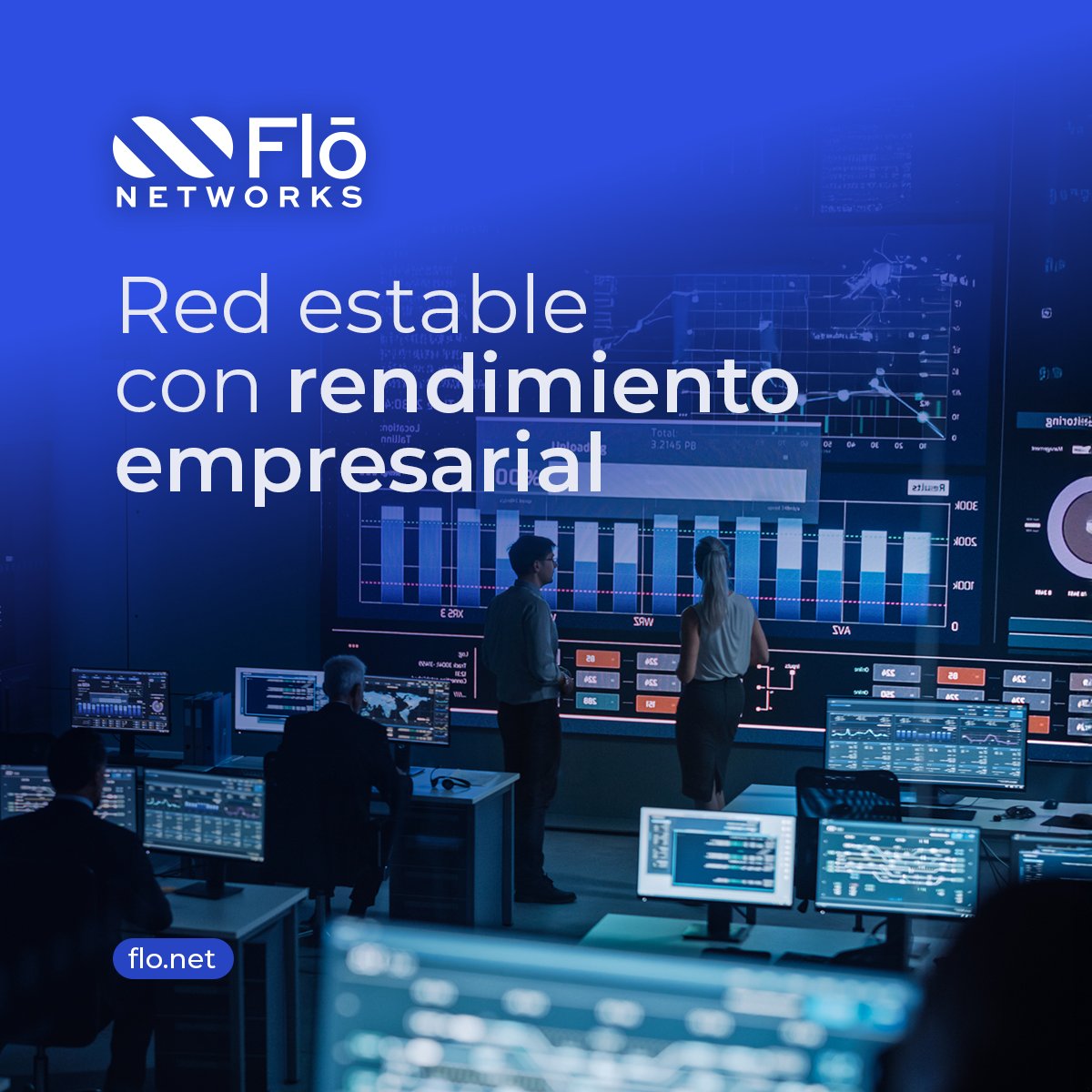 Conecta tu negocio con la red de alta capacidad que nunca se detiene y ayuda a maximizar tus operaciones.

Únete a Flō, flo.net/es/contacto/