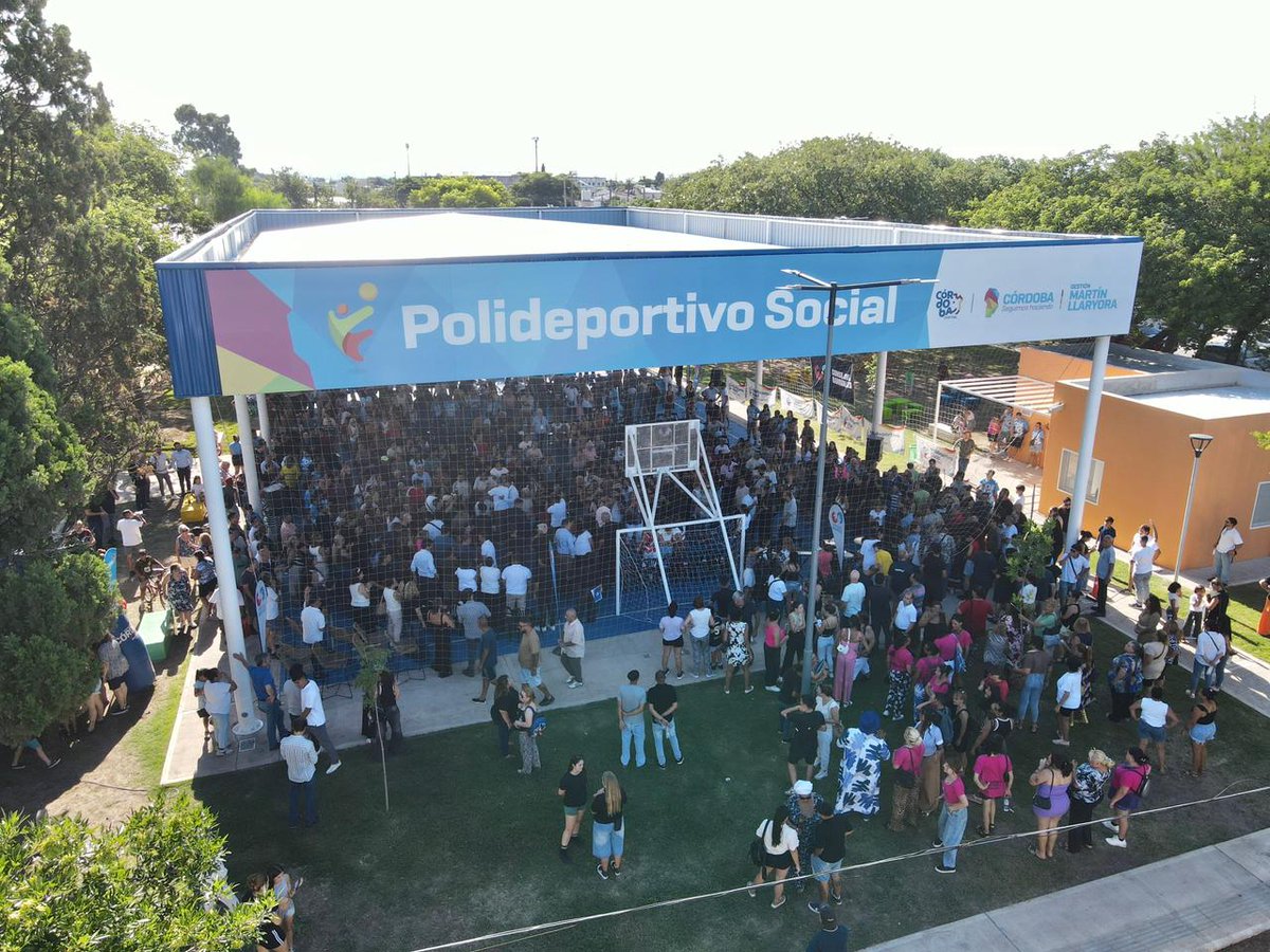 🙌 Los vecinos y vecinas de barrio Ampliación Empalme ya disfrutan de la renovada Plaza San José Obrero y de un nuevo Polideportivo Social.

🤝 El intendente <a href="/PasseriniOk/">Daniel Passerini</a> encabezó la inauguración junto a la vicegobernadora, <a href="/myriprunotto/">Myrian Prunotto</a>.