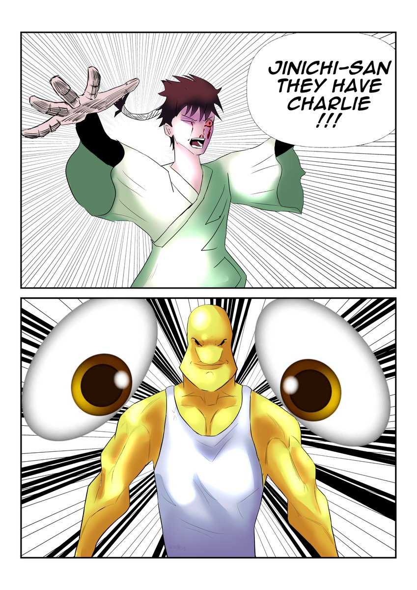Qshmob's tweet photo. My Goat (Which one?)

Upper Character- Ranta Zennin (Jujutsu Kaisen)
Lower Character- Charlie (Smiling Friends) https://t.co/GZN2RTbtqN
