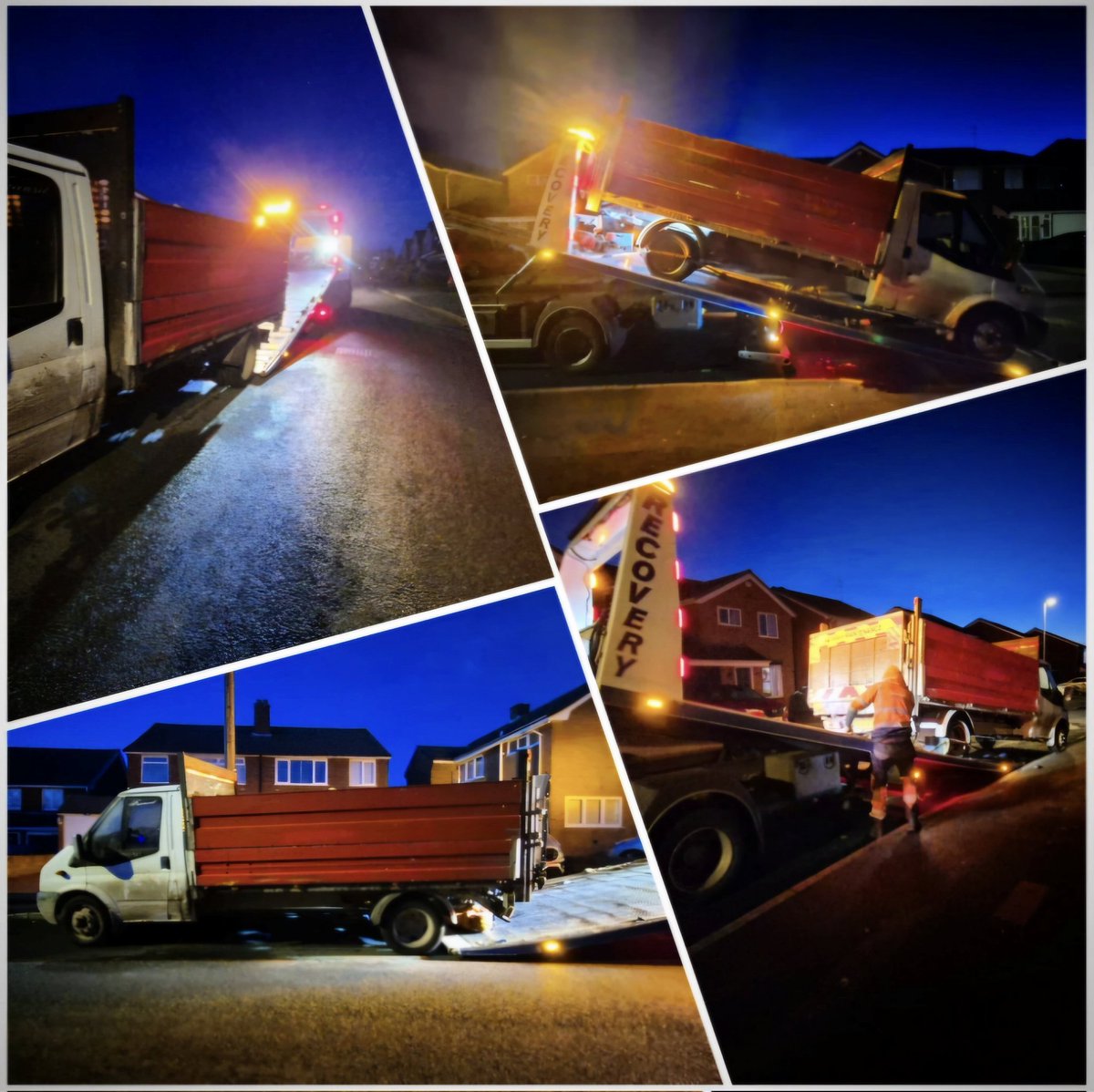 🗨👮🏼‍♀️ Yesterday evening this vehicle was seized by the team in #WalsallWood for having no tax after it was left abandoned in a road whilst blocking pedestrian access of a pavement. Tax it or lose it. 🛻🪝⚠️