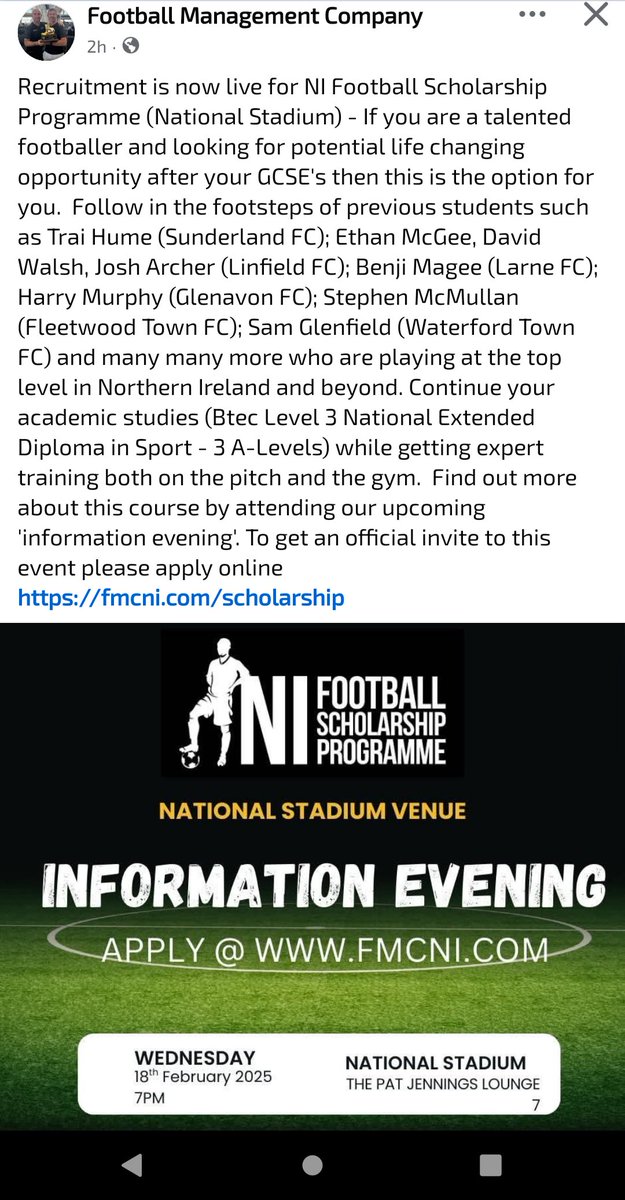 A great opportunity.