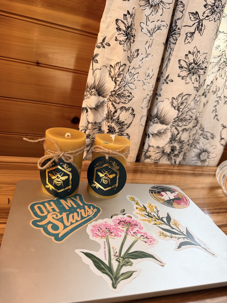 StrikeBelow's tweet image. Gonna have to buy another computer just for the lovely wildflower stickers that come with the lovely candles from Humming Meadow

Thank you @LadyHollowTree and @OldHollowTree —hope to snag a few roses next!