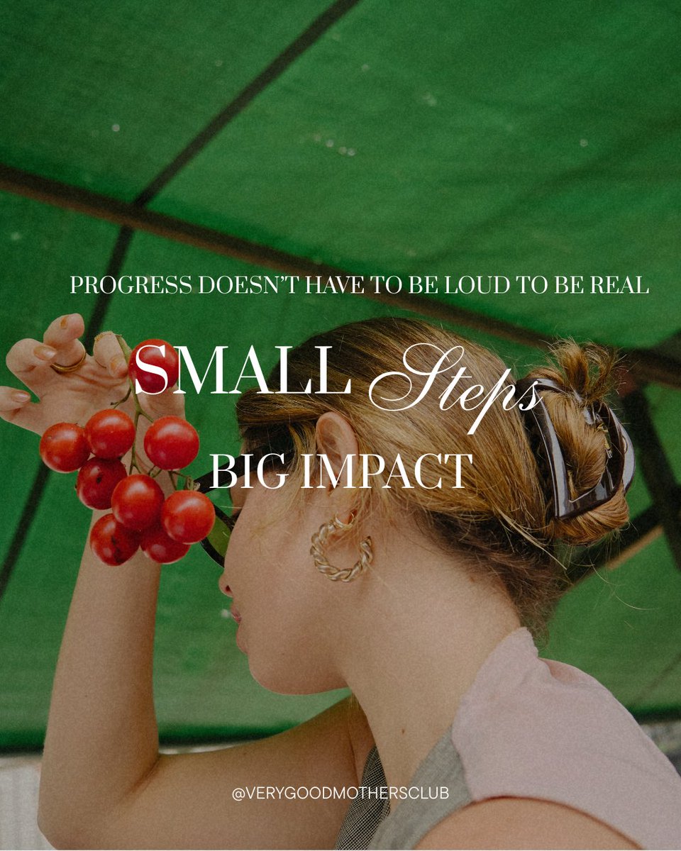 VGM_club's tweet image. “Progress doesn’t have to be loud to be real.” ❤️
Tiny steps, rest, and support move you forward. You don’t need to hustle harder, just patience, permission, and people who get it. ✨

#VGMC #GentleProgress #RealMotherhood #SupportMoms #QuoteOfTheDay