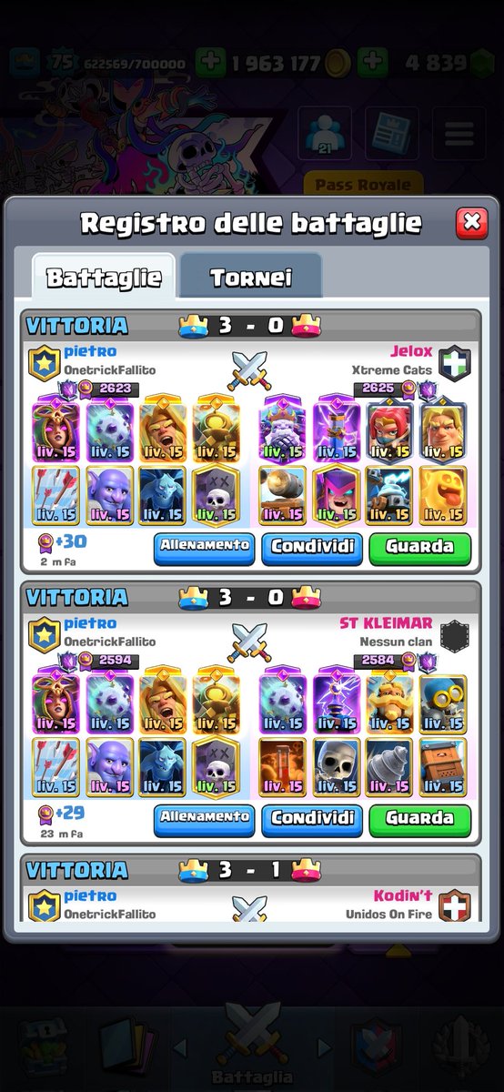 Pietrogran_'s tweet photo. How many trophies do you think will be top 1k?
#clashroyale #ranked #graveyard #top https://t.co/l4P4NV4gq1