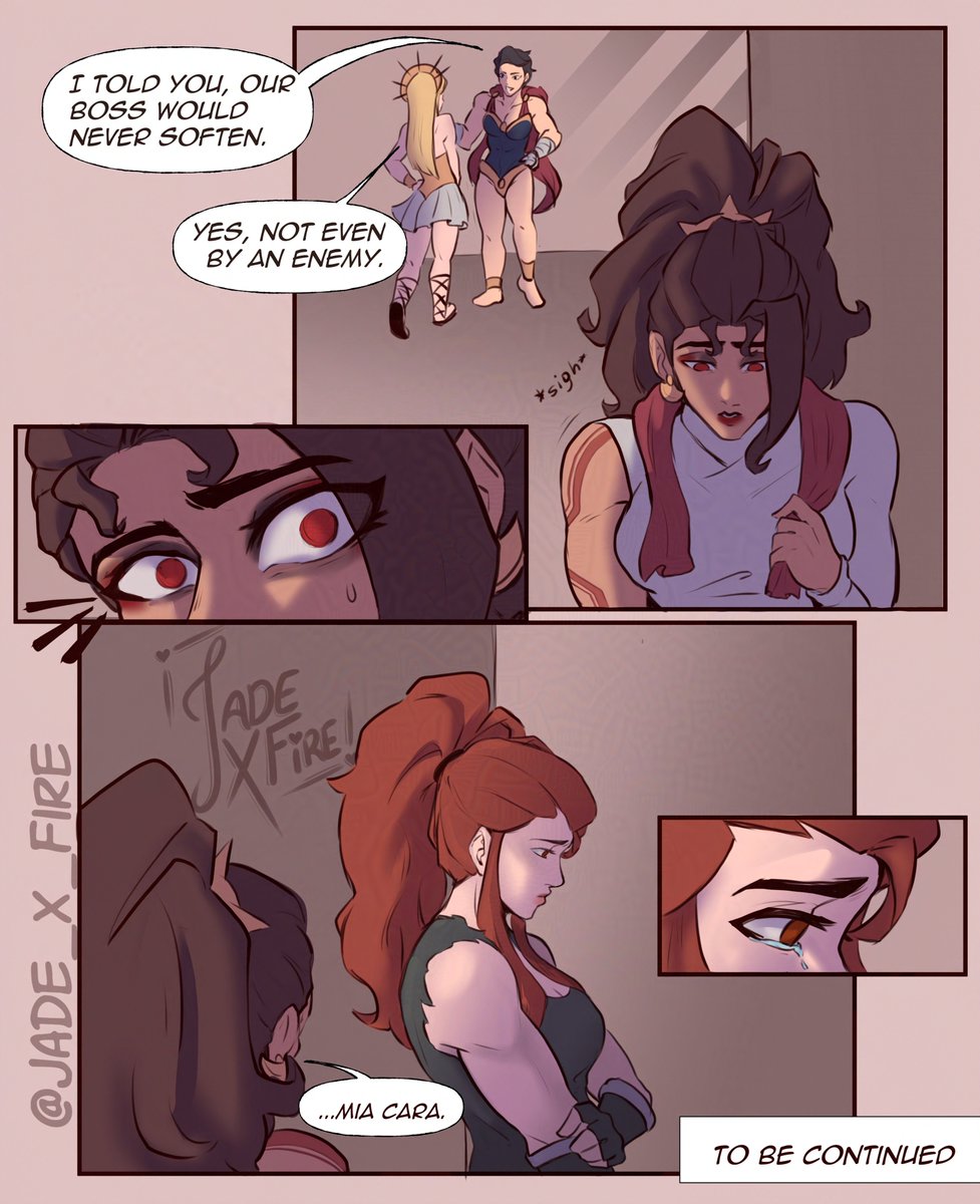 Jade_X_Fire's tweet image. Broken shield... 💔🐺

( 1 / ? )

[ Maybe this is my first comic~ ]

#SwordXShield #vendetta #brigitte #Overwatch2 #Overwatch2Fanart