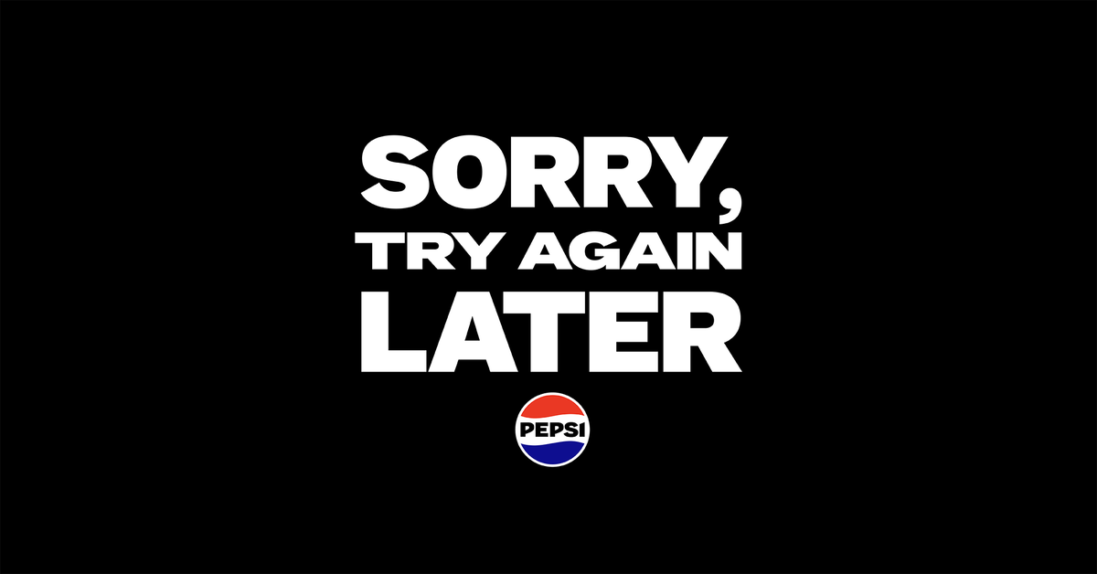 Pepsi tweet media