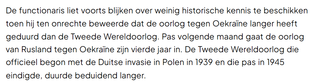 Misschien kan er iemand tegen uw journalist Mark van Harreveld vertellen dat de oorlog tussen Rusland en Oekraïne al in 2014 begon? <a href="/BNR/">BNR Nieuwsradio</a>