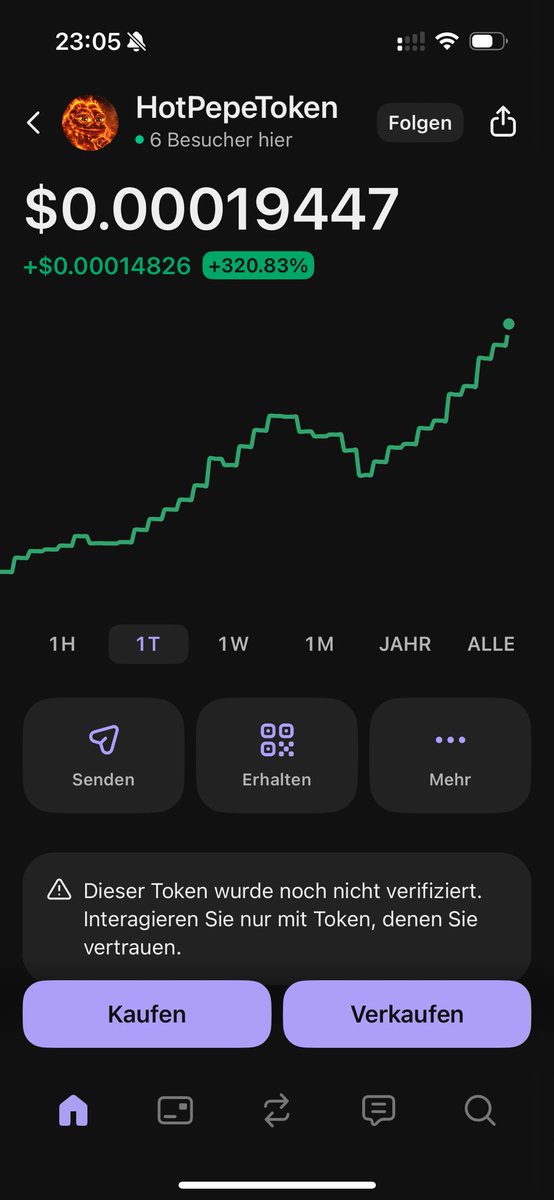 TWmsmtmrk's tweet photo. Just bought @HotPepeToken $HOTPEPE #Solana https://t.co/je3ntboN36