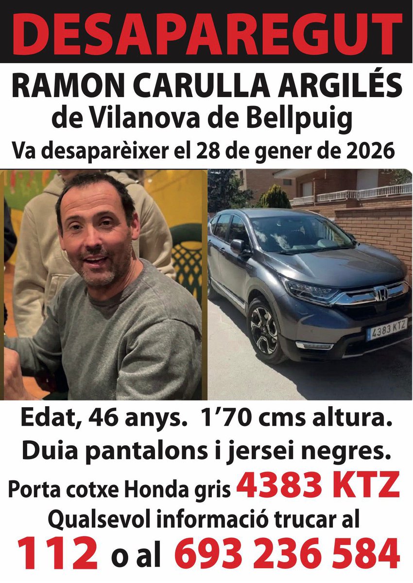JIMacia's tweet image. Ajudeu-nos a trobar al Ramon. Feu-ne difussió, si us plau. 🙏🏽🙏🏽