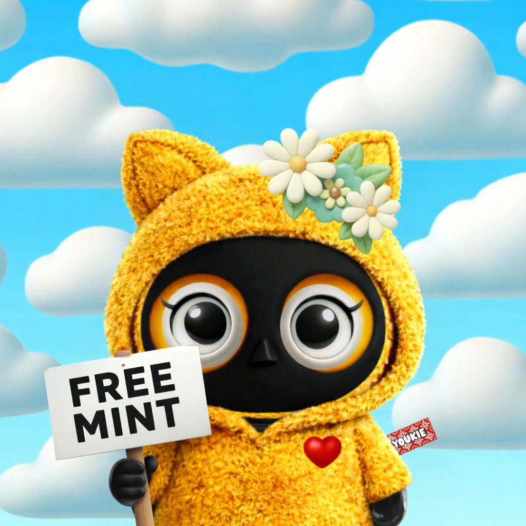 GIVEAWAY!
My last Freeeeeee Mint spot for the Youkies <a href="/Hobi_SanAi/">🌱Youkies</a> 

Follow me &amp; <a href="/Hobi_SanAi/">🌱Youkies</a> &amp; <a href="/ItsEshOnX/">🌱ESH</a> 
RP LIKE TAG 3
Join discord  in link below!
Drop EVM addy
