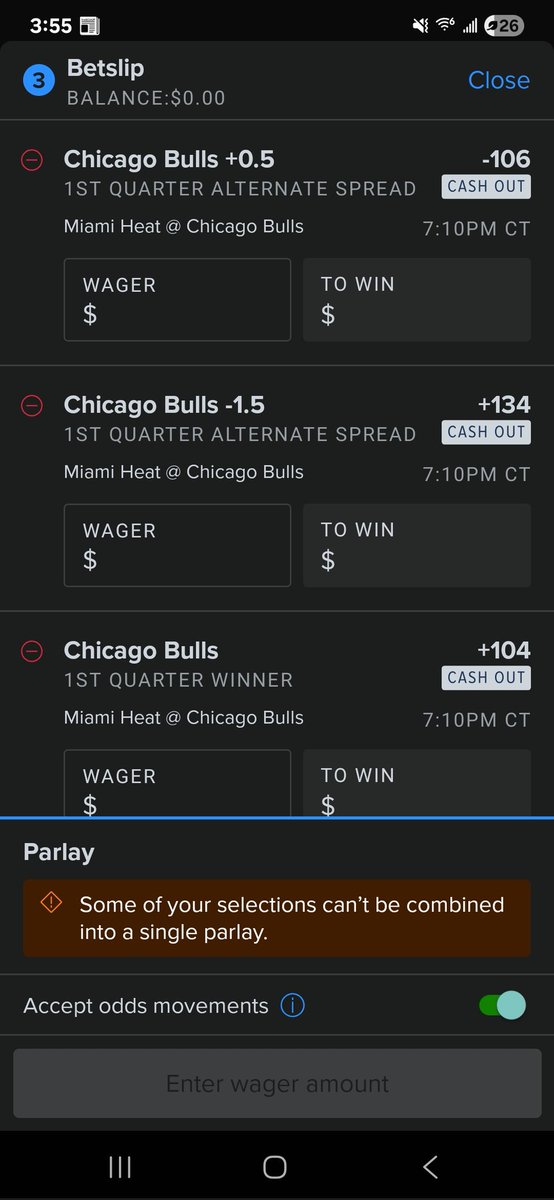 rod_fin's tweet photo. Couple quarter spread ladders single plays going for some quick money as players are worried about getting traded teams might start off slow https://t.co/lsPZbCtGbw