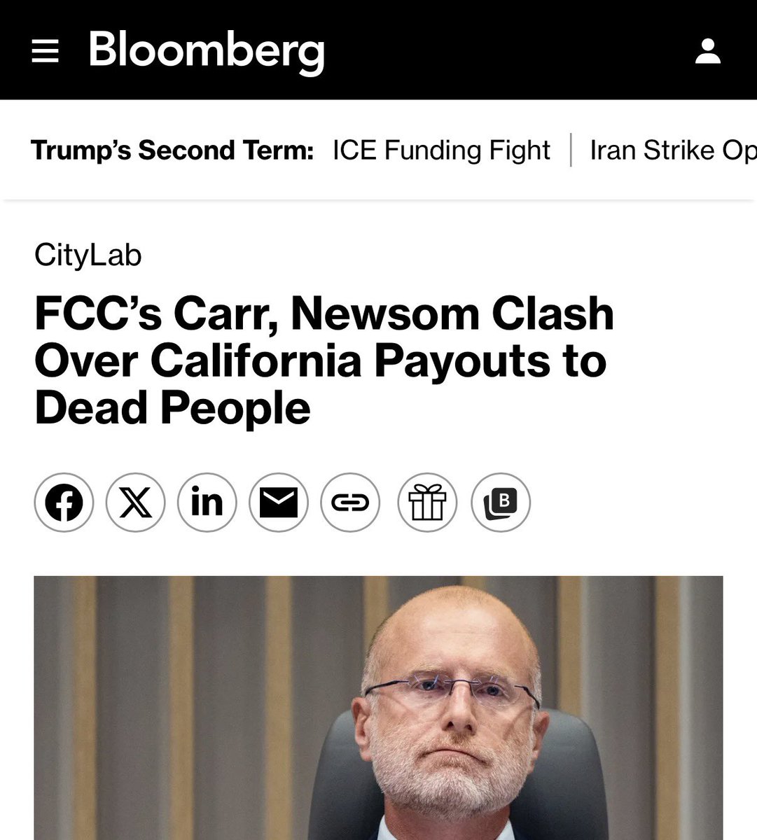 Brendan Carr tweet media