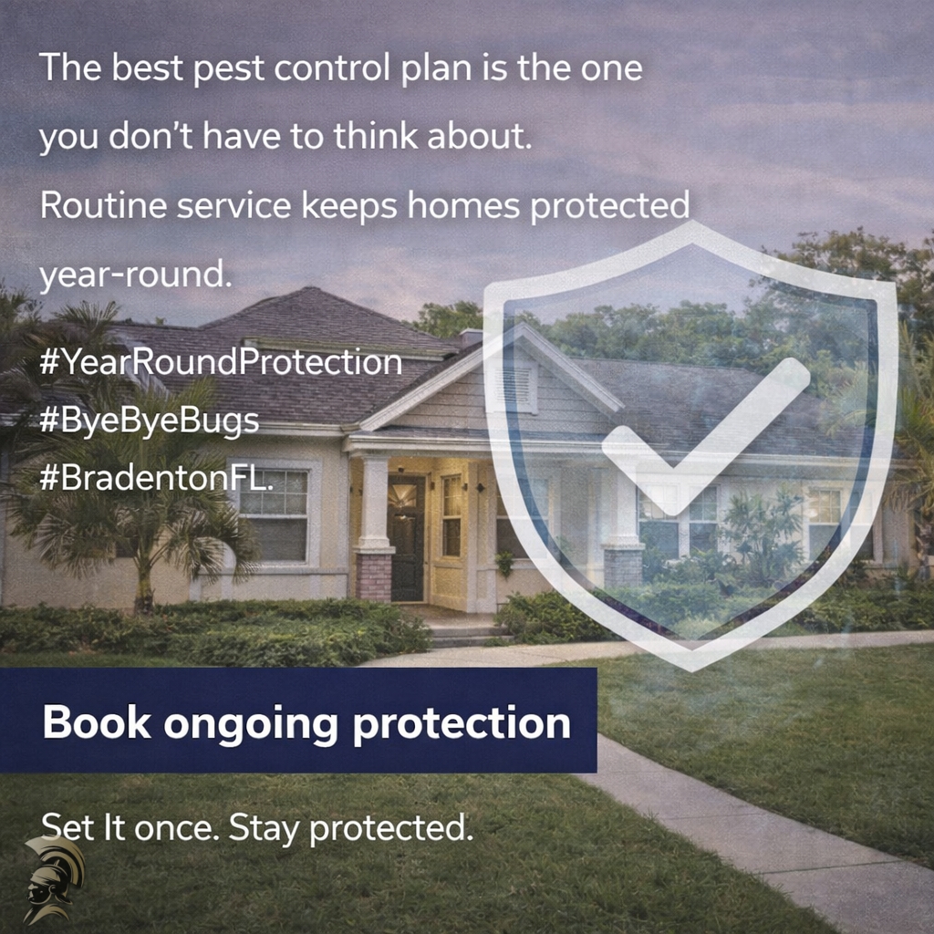 Byebyebyebugsfl's tweet photo. The best pest control plan is the one you don’t have to think about. Routine service keeps homes protected year-round. #YearRoundProtection #ByeByeBugs #BradentonFL https://t.co/7Wazq8wVzJ