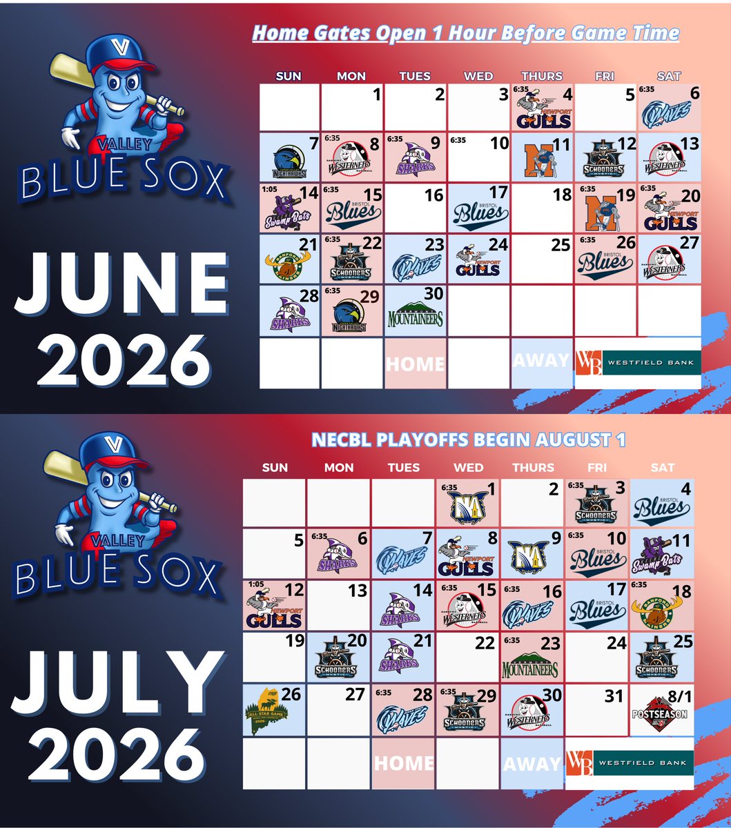 Valley Blue Sox tweet media