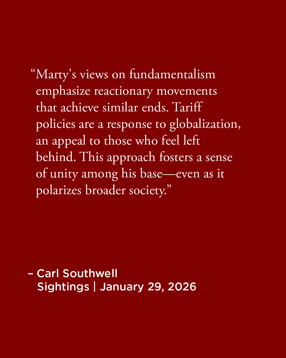 Martin Marty Center tweet media