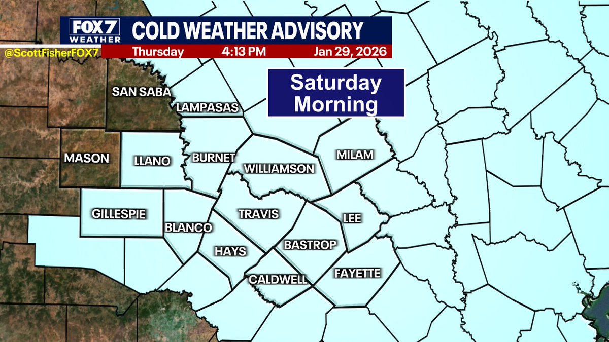 ScottFisherFOX7's tweet photo. Air temps will be in the upper 20s...
but the WIND CHILL will make it feel like the teens. https://t.co/ExRFDuKXl0