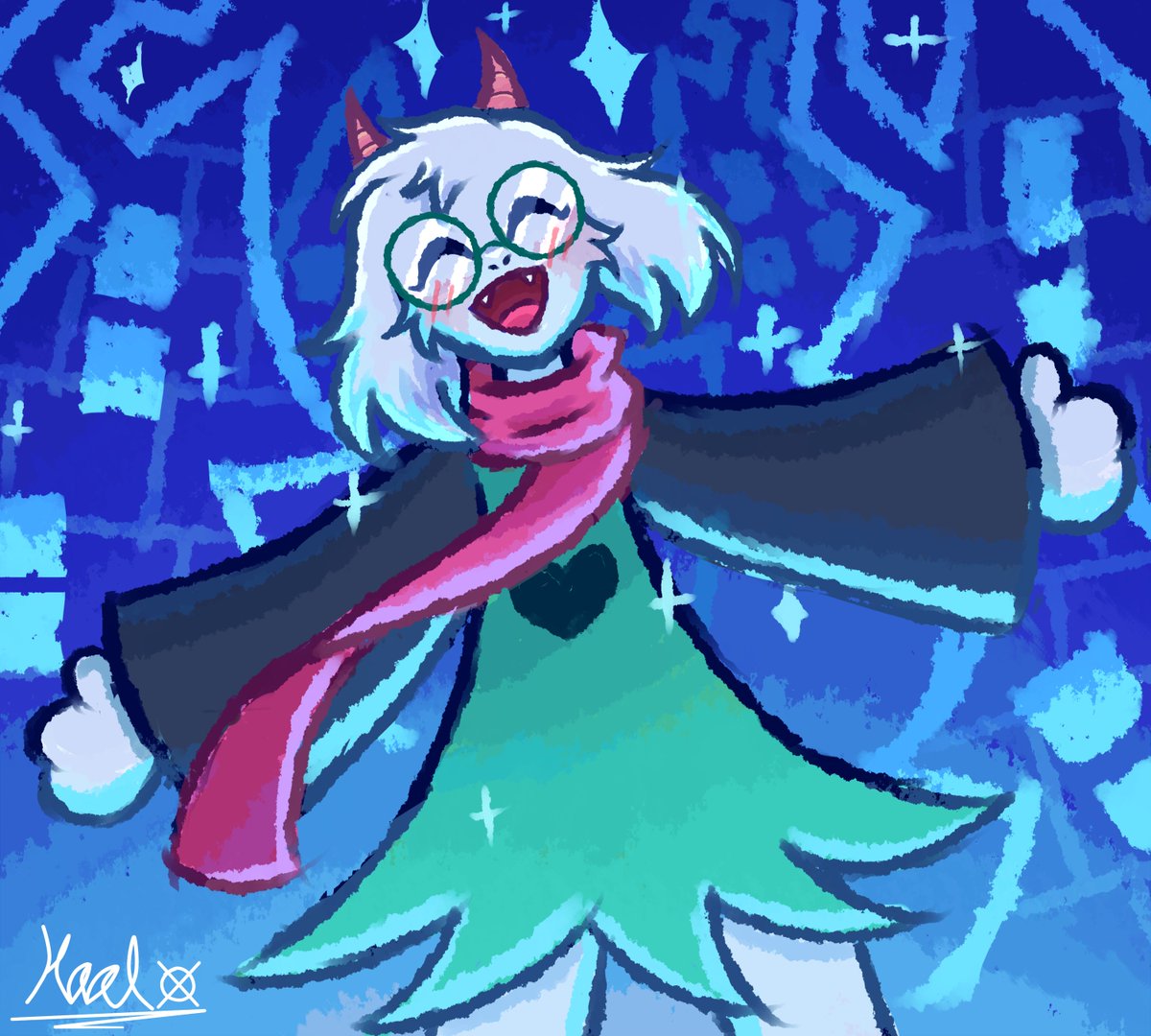 Avance de una comision que me encargaron uwu/ #ralsei #DELTARUNE #deltarunefanart