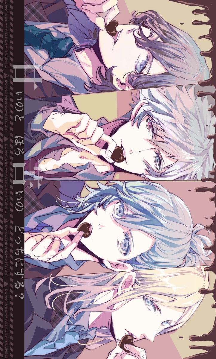 カルナイさんがチョコのCM出た時の販促ポスター(妄想)