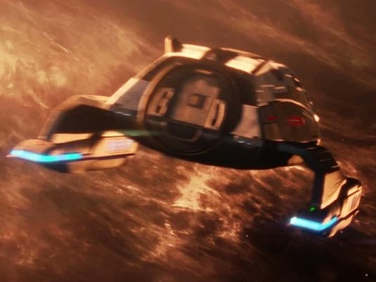 Starfleet_21_61's tweet photo. Type 14 shuttlecraft

The Type 14 shuttlecraft was a type of Federation shuttle operated by Starfleet in the early 25th century.

#StarTrek #Starfleet #Shuttlecraft #Type14 #Trekkie #LLAP https://t.co/ne5H8IfwX4