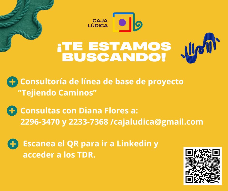 Oportunidad. Consultoría de Línea de Base.