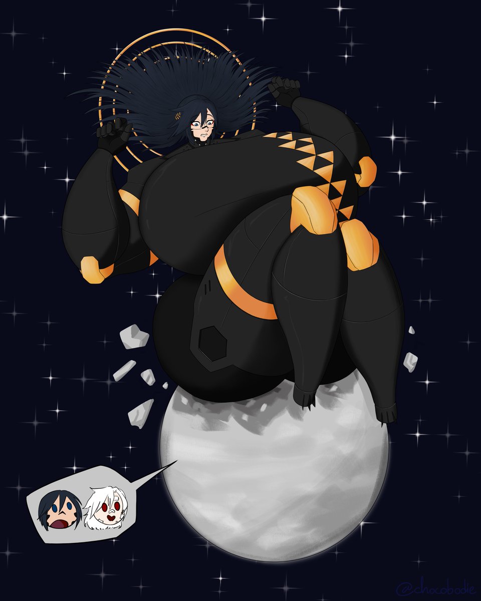 Cosmic Giantess Falke commission for <a href="/Clonecamando141/">Clonecamando1471</a> 
getting that hair done was tough
#SIGNALIS