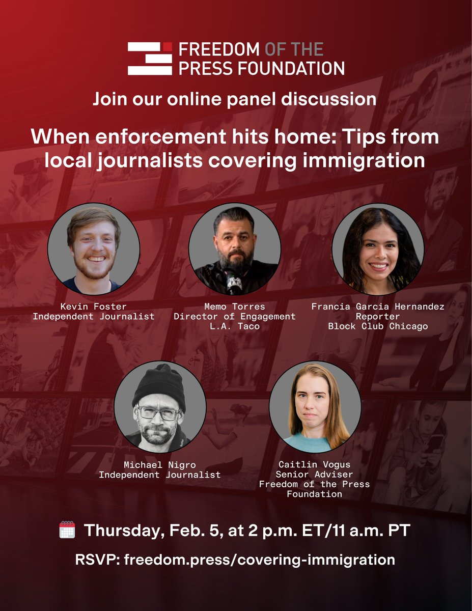 Freedom of the Press Foundation tweet media