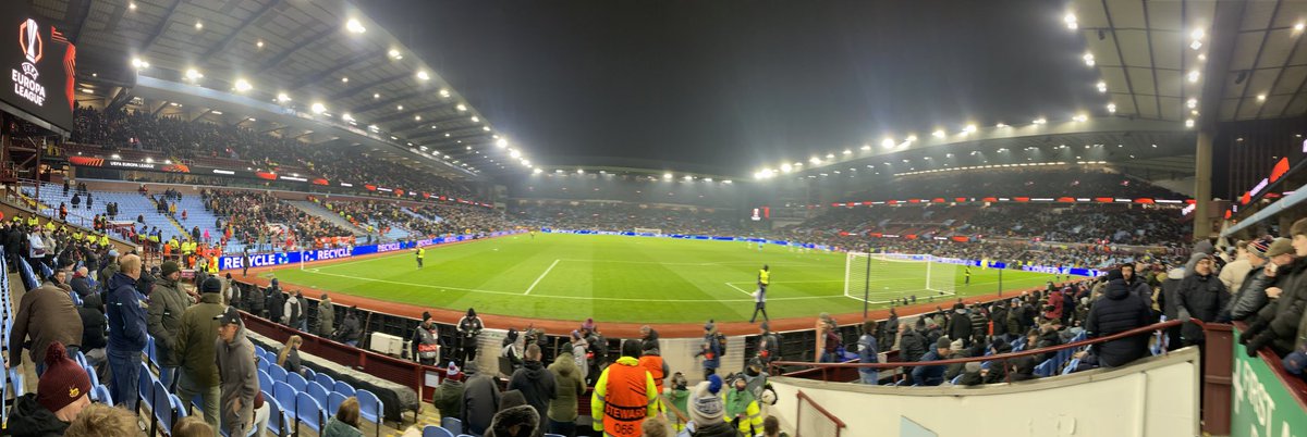 1978Antsmith's tweet photo. Ground 52 of the current 92 Prem and EFL clubs completed, a visit to Villa Park to watch Aston Villa beat RB Salzburg 3-2 in the Europa League. Poor 1st half, showed their class in the second. Nice to see Harvey Elliot get a game. https://t.co/bIqKHB4uJy