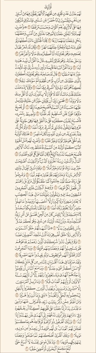 AlMosahf's tweet image. سورة الكهف