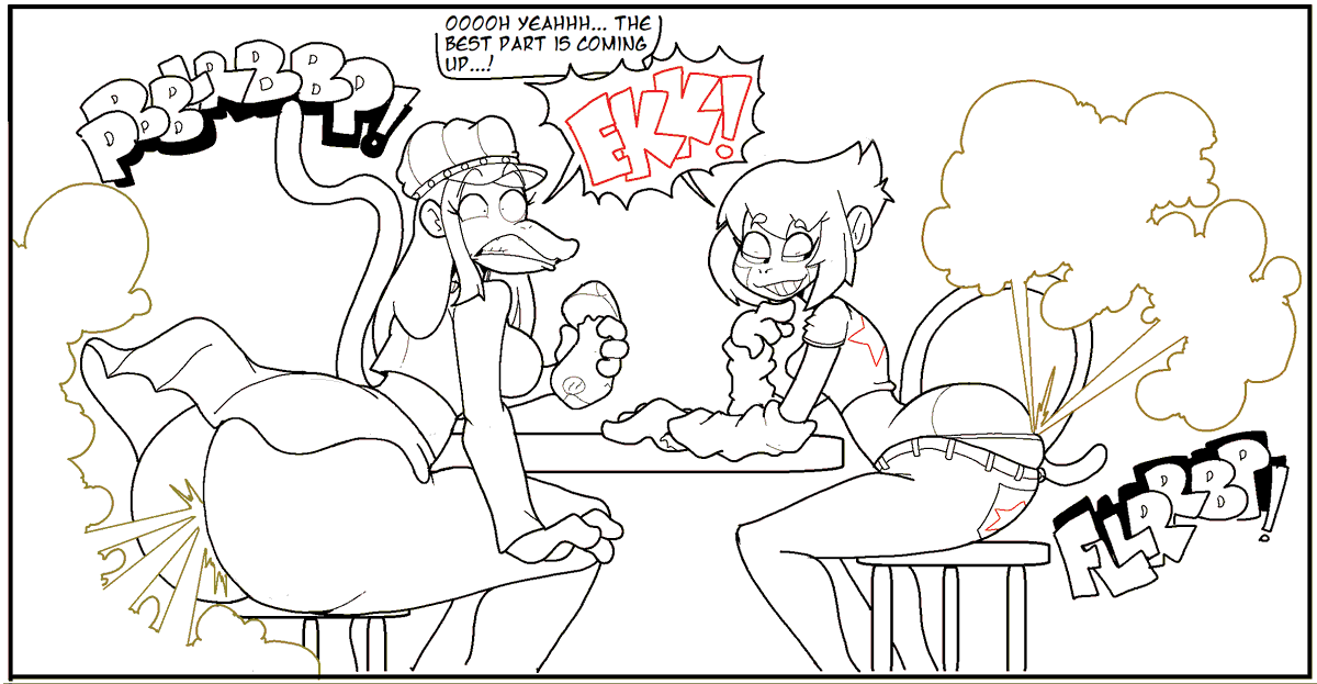 Existimatio3's tweet photo. Today the girls went out to eat at a favorite little haunt. It was great getting to introduce a good friend to an awesome food spot! Sadly, the burritos chose violence and resulted in a catastrophic rear-end blowout.
==================
DRAWN IN THE STREAM https://t.co/g5OqVvugaC
