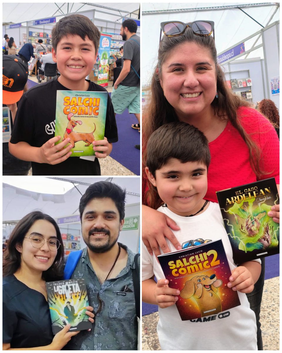 ❤️📚🌴 20 días en la Feria del Libro de Viña del Mar y conocimos a muchos lectores que se sumaron a las aventuras de CUADERNÍSIMO. Muchas gracias a todos!
Y si buscas algún cuaderno o cómic, visita  CUADERNISIMO.CL
