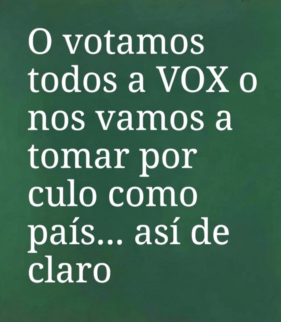 <a href="/alexurbive/">Alexis Urbina</a> <a href="/Cronicos7/">Cronicos</a> <a href="/solovoxero/">Voxero🇪🇸💚</a> Vamos a seguirnos