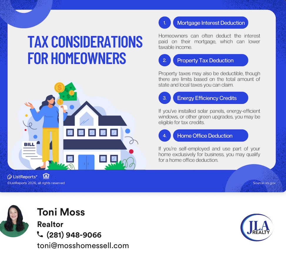 Homeownership comes with tax perks! As the year wraps up, make sure you’re getting the most out of your mortgage, property taxes, and more. Need advice about homeownership?  Let’s chat! 📲