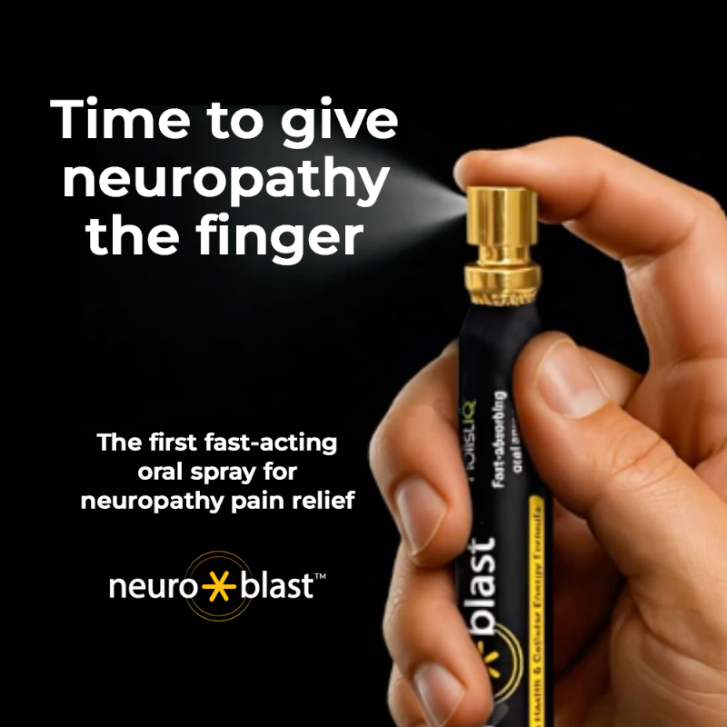 NeuroBlastSys's tweet photo. The Neuro-Blast system is a first-of-its-kind neuropathy pain solution. Its dual-acting delivery system supports both long-term nerve health and offers quick relief, on-the-go. Doctor-created. AI-formulated. Human activated. Its a smarter neuropathy system. Get Moving. Again.