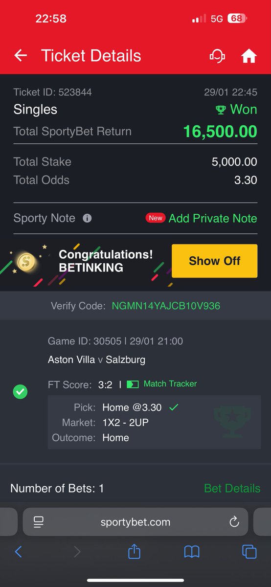 Betinkingcom's tweet image. BETINKING.COM👑
💥💥💥💥👍