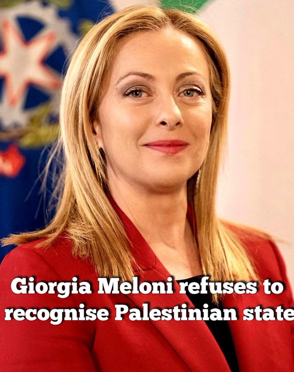 Flashback: Meloni told the Muslim mobs and woke rioters to shove it: Italy will NOT recognize an Islamic state of “Palestine” in the Holy Land.

The only difference between her and Starmer or Macron? She doesn’t rely on Muslim votes to stay in power.