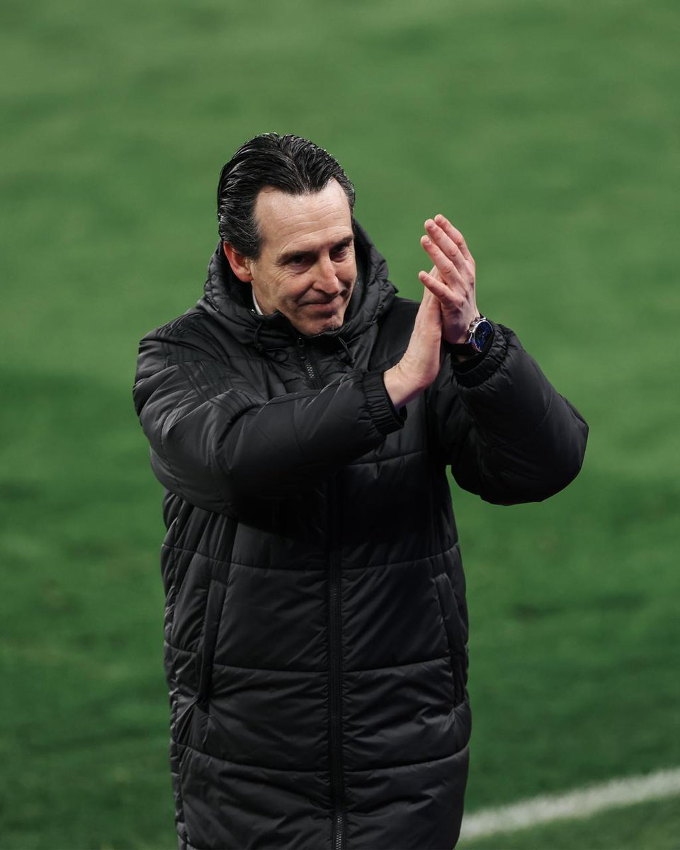 AVFCOfficial's tweet image. Seven wins in a row at Villa Park for the first time in European competition 🏰

Here's to you, Unai Emery 💜
