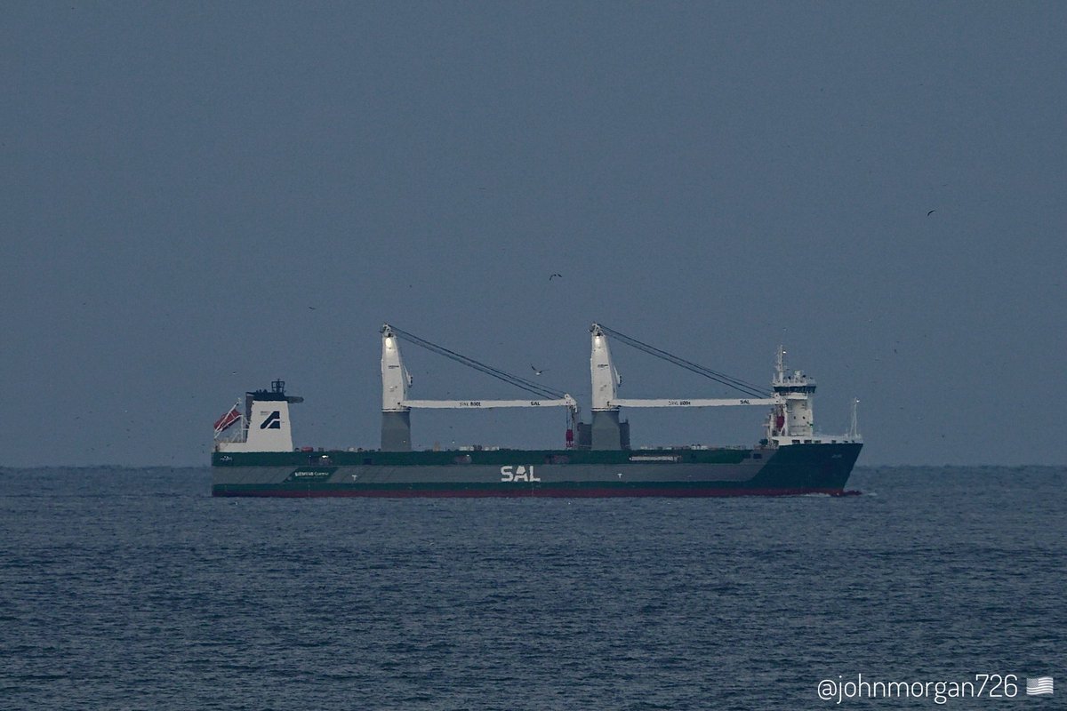 johnmorgan726's tweet photo. The #HeavyLoadCarrier ELISE, IMO:9978482 en route to Sevilla, Spain, flying the flag of Germany ๐ฉ๐ช. #ShipsInPics #SALHeavyLift #Elise https://t.co/YWTI39fkvk