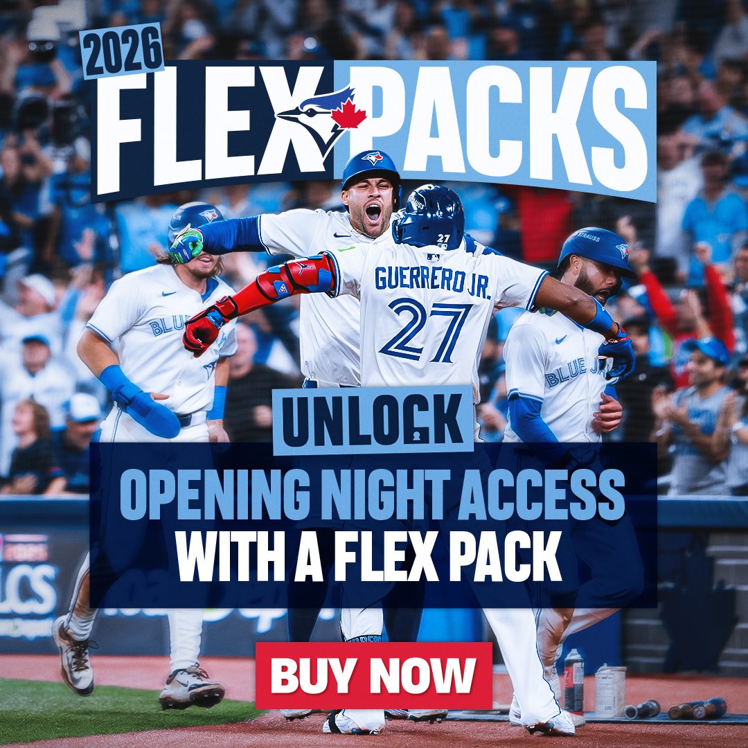 BlueJays's tweet image. Looking to secure access to Opening Night? 

Now you can by purchasing a Flex Pack: bluejays.com/flexpacks