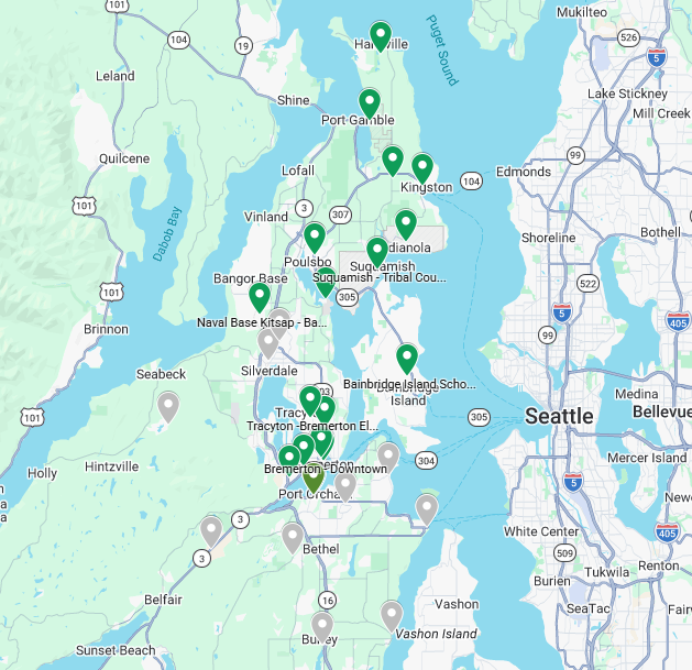 We received multiple requests to open the ballot drop boxes in Silverdale at the skate/dog park (The skate park and dog park are separate, but we've seen videos of dogs on skateboards.) and at the KCSO substation. Go to kitsap.gov/auditor/Page...  to see a list and a map.