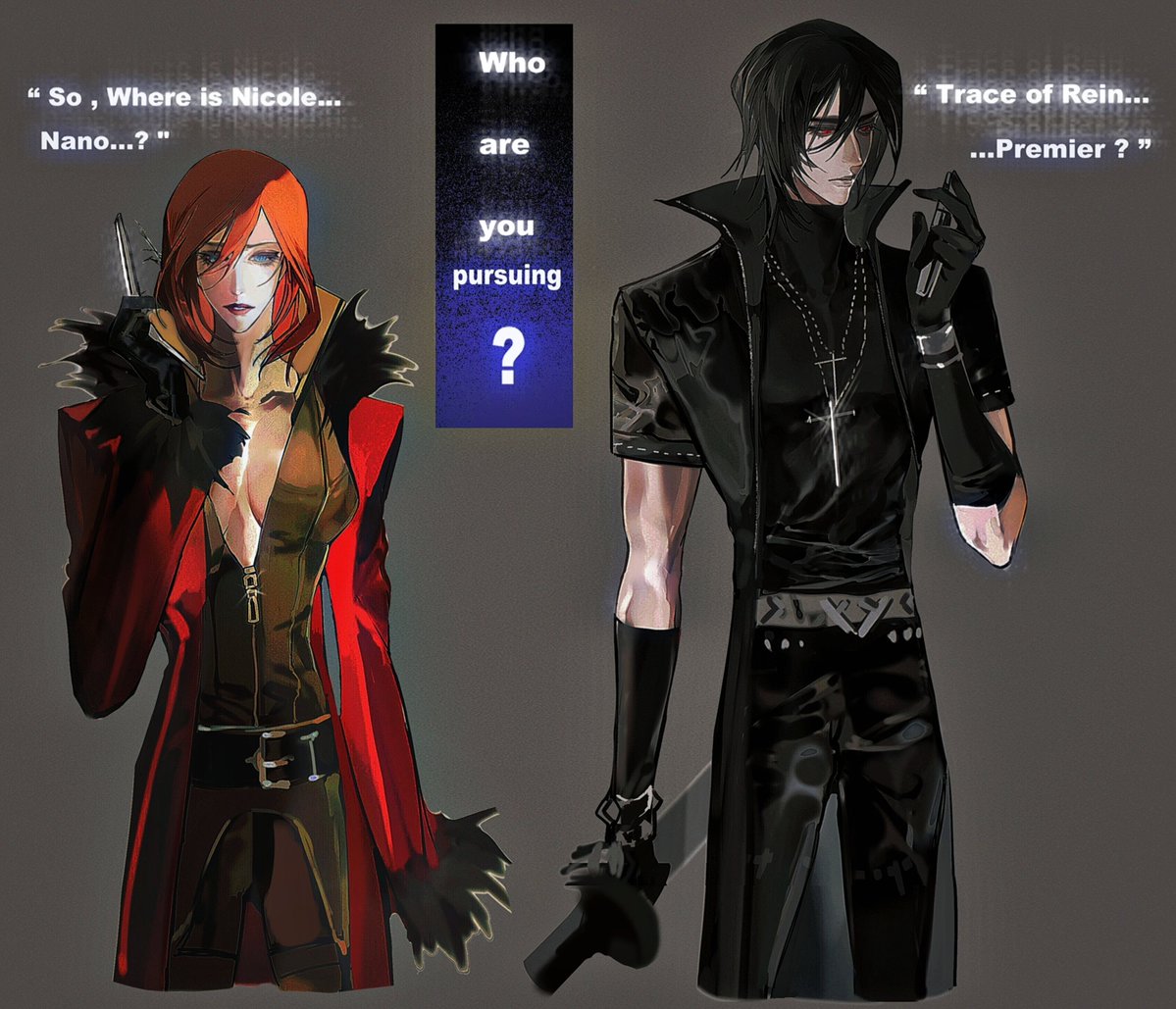 “ Do you know where he is ？”
＃咎狗の血