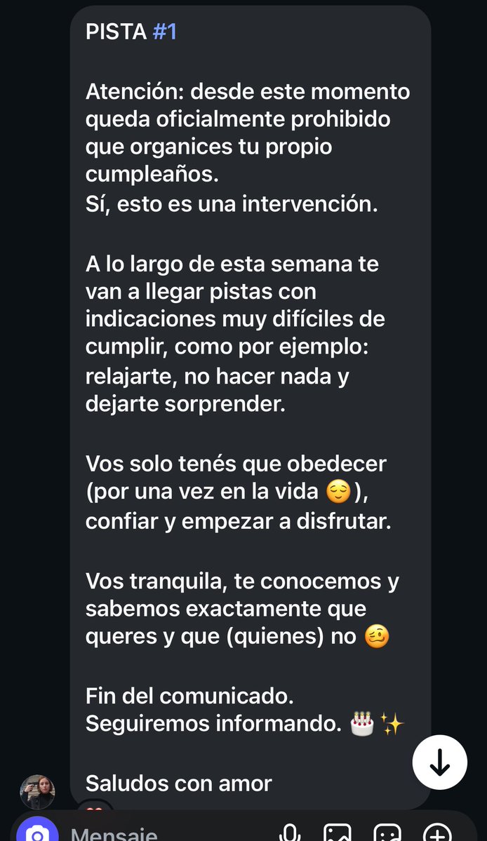 en una semana cumplo 25, el año pasado me dejó mi ex el día de mi cumpleaños, el trauma cumpleañero es TOTAL; hoy me llega esto desde un instagram con mi nombre, el verdadero amor de la vida son las amigas