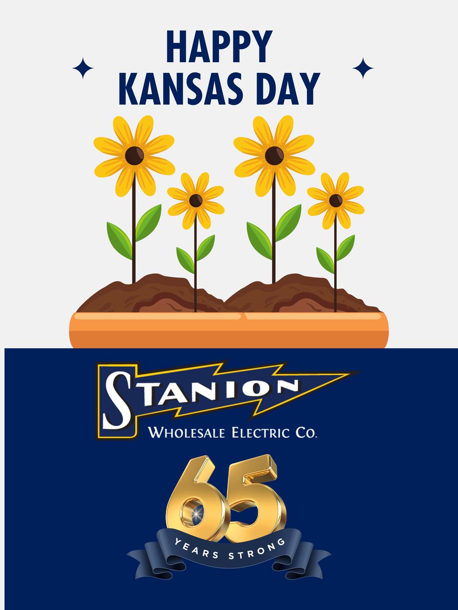 Happy Kansas Day! 🌻Today we celebrate the place we’ve proudly called home for 65 years. As a Kansas family-owned company, we’re grateful for our hardworking communities, loyal customers, and the spirit of the Sunflower State that keeps us moving forward.