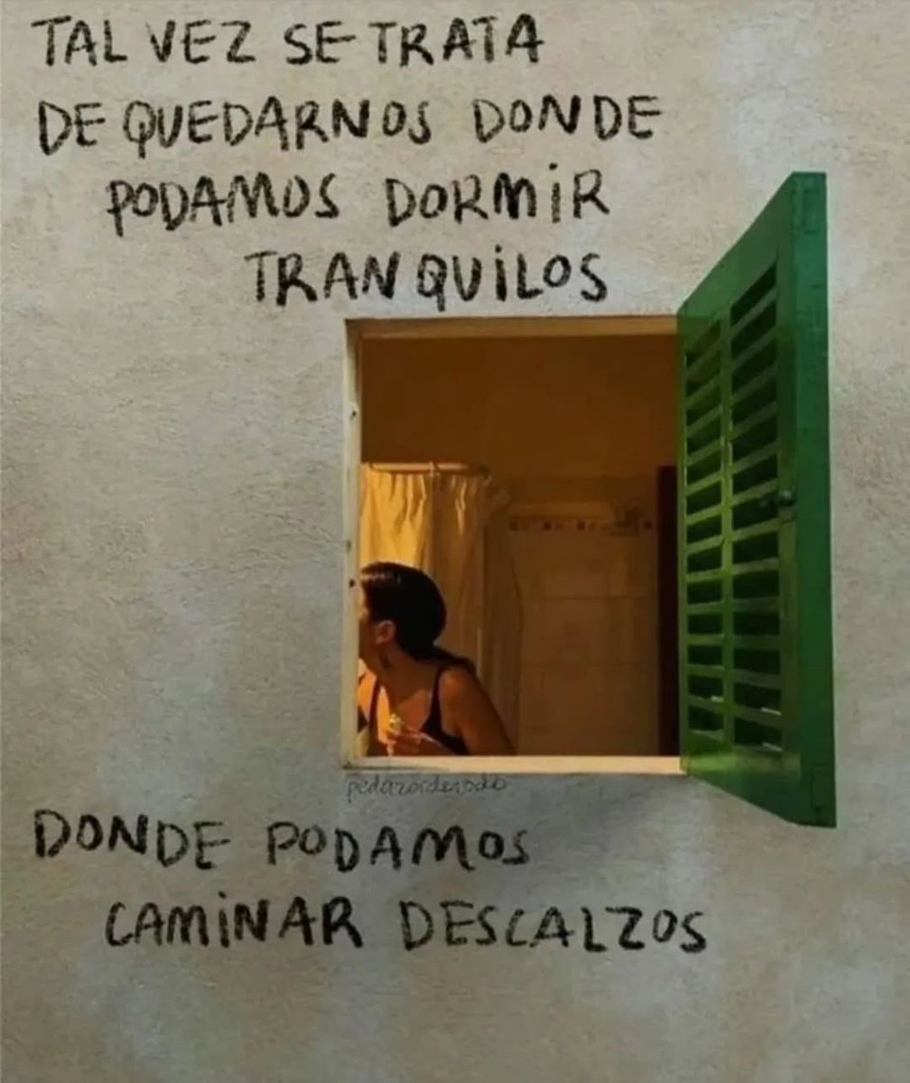 culturainquieta's tweet photo. ..donde poder dormir tranquilos..

🖍️ Por la escritora mexicana Emilia Pesqueira. https://t.co/iqXPCqb0Hi