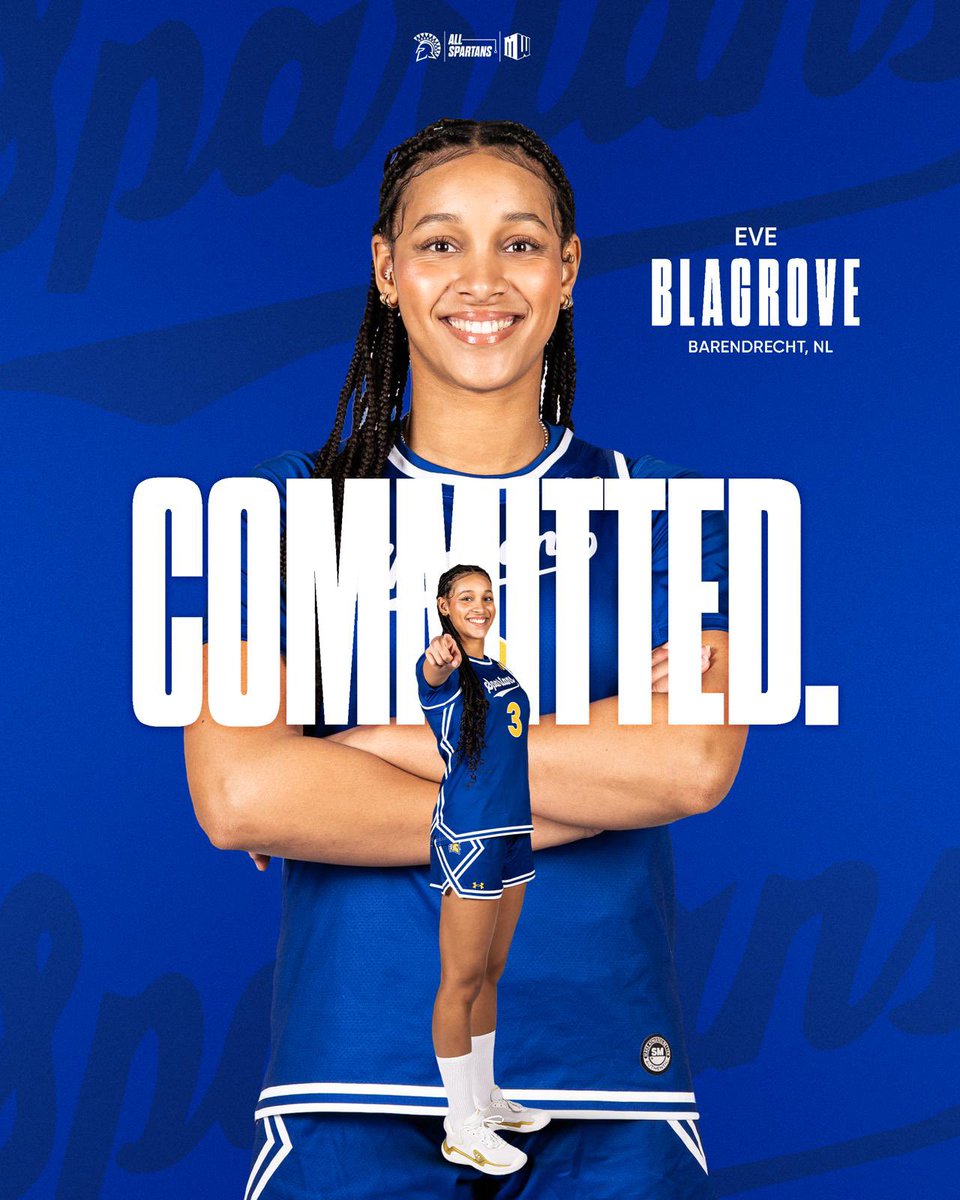 EveBlagrove's tweet image. I’m excited to announce my commitment to San Jose State University ‼️💙💛
#blessed #SpartanUp #committed #D1 #WBB